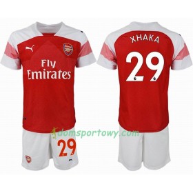 Koszulka Arsenal XHAKA 29 Dziecięcy Domowe Koszulki Piłkarskie 2018-2019 Krótki Rękaw
